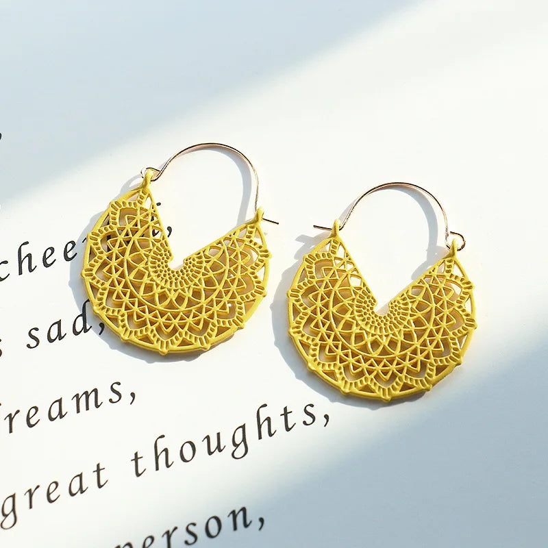 Ethnic Drop Earrings