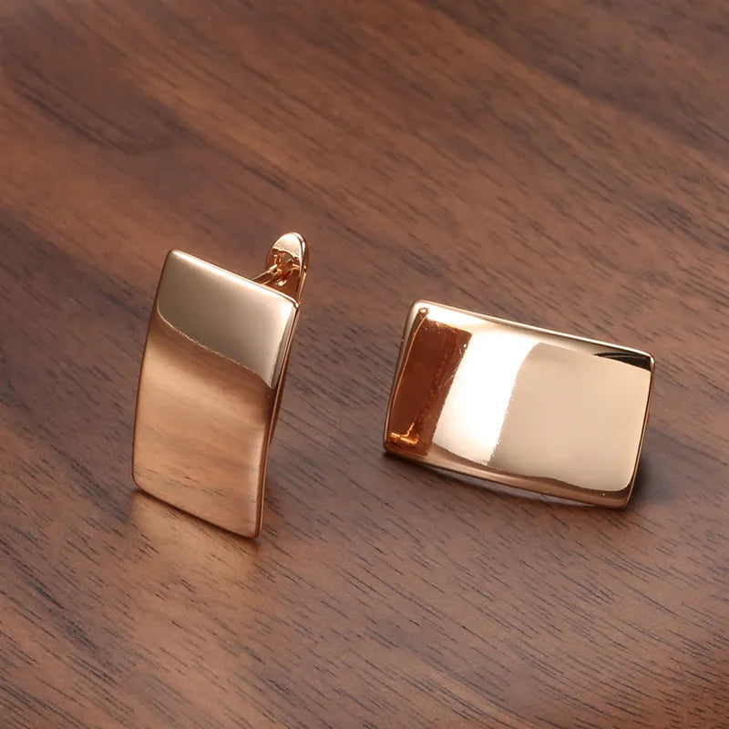 Rose Gold Dangle Earrings